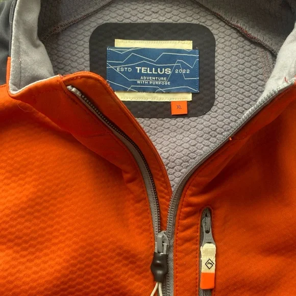 Tellus Front Range Fleece Full Zip Jacket Size XL